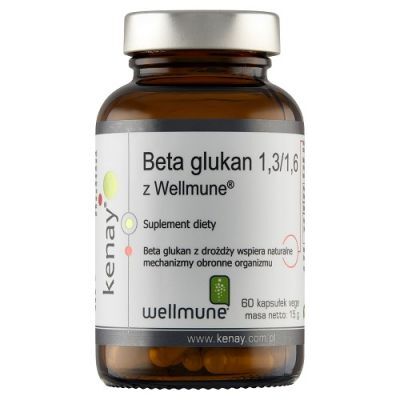 KENAY Beta glucan 1,3/1,6 Wellmune 60kapsułek
