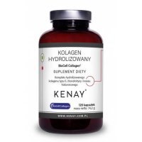Kenay BioCell Collagen Kolagen hydrolizowany Typu II, 120 kaps.