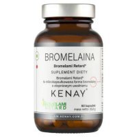 KENAY Bromelaina Bromelami Retard, 60 kapsułek