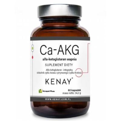 Kenay Ca-AKG alfa-ketoglutaran wapnia, 60 kaps.
