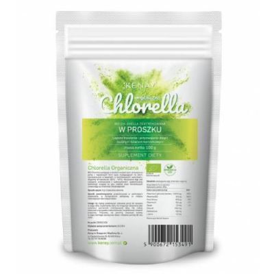 KENAY Chlorella organiczna w proszku, 100 g