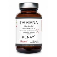 Kenay Damiana Ekstrakt z liści, 60 kaps.