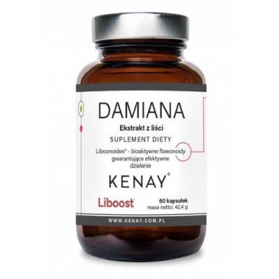 Kenay Damiana Ekstrakt z liści, 60 kaps.
