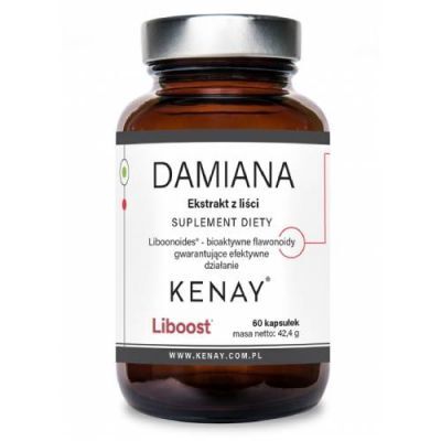 Kenay Damiana Ekstrakt z liści, 60 kaps.