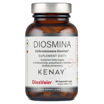 KENAY Diosmina zmikronizowana DiosVein, 60 kapsułek