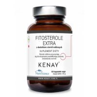 Kenay Fitosterole Extra z dodatkiem steroli roślinnych, 60 kaps.