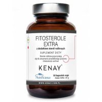 Kenay Fitosterole Extra z dodatkiem steroli roślinnych, 60 kaps.
