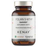 Kenay Folian 5-MTHF Quatrefolic, 60 kaps.
