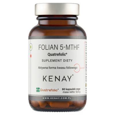 Kenay Folian 5-MTHF Quatrefolic, 60 kaps.