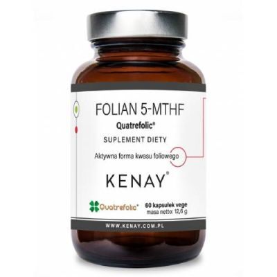 Kenay Folian 5-MTHF Quatrefolic, 60 kaps.