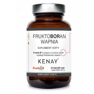 Kenay Fruktoboran wapnia FruiteX-B, 60 kaps.