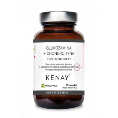 Kenay Glukozamina + Chondroityna, 60 kaps.
