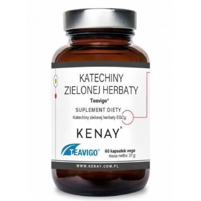 Kenay Katechiny zielonej herbaty Teavigo, 60 kaps.