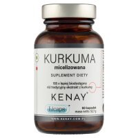 Kenay Kurkuma micelizowana, 60 kaps.