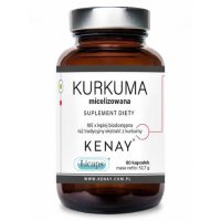 Kenay Kurkuma micelizowana, 60 kaps.