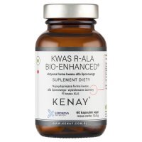 KENAY Kwas R-ALA Bio-Enhanced® aktywna forma kwasu liponowego 60 kapsułek
