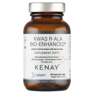 KENAY Kwas R-ALA Bio-Enhanced® aktywna forma kwasu liponowego 60 kapsułek