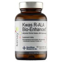 KENAY Kwas R-ALA Bio-Enhanced® aktywna forma kwasu liponowego 60 kapsułek