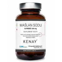 Kenay Maślan sodu Supreme 1200 mg, 60 kaps. dojelitowych