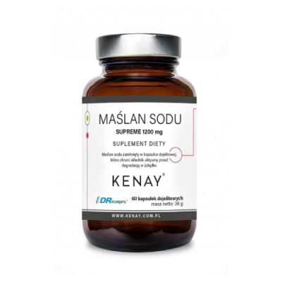 Kenay Maślan sodu Supreme 1200 mg, 60 kaps. dojelitowych