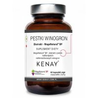 KENAY MegaNatural-BP Ekstrakt z pestek winogron, 60 kaps.