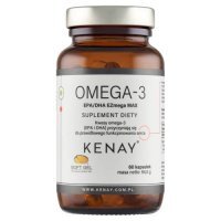 KENAY Omega-3 EPA/DHA EZmega MAX, 60 kaps.