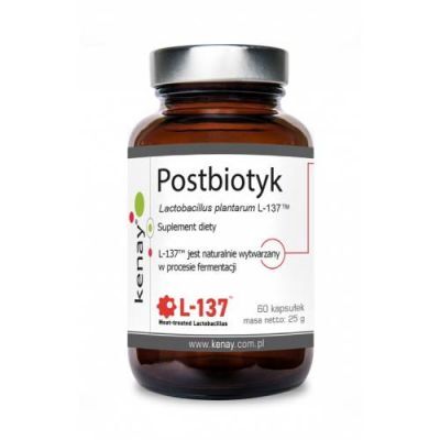 KENAY Postbiotyk Lactobacillus plantarum L-137, 60 kaps.