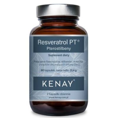 KENAY Resveratrol PT Pterostilbeny, 60 kaps.