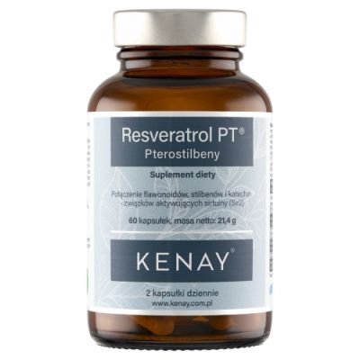 KENAY Resveratrol PT Pterostilbeny, 60 kaps.