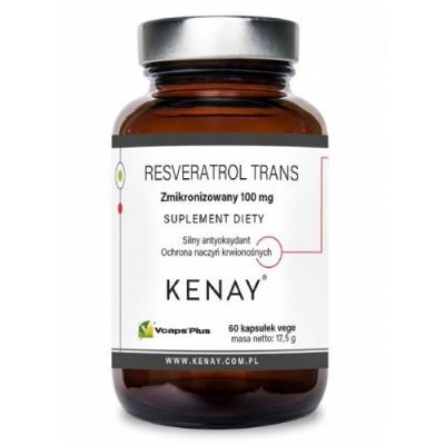 KENAY Resveratrol Trans 100 mg 60 kapsułek