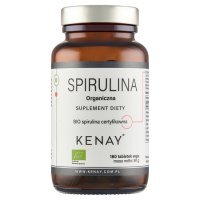 KENAY Spirulina organiczna 500 mg 180 tabletek