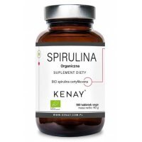 KENAY Spirulina organiczna 500 mg 180 tabletek