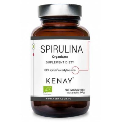 KENAY Spirulina organiczna 500 mg 180 tabletek