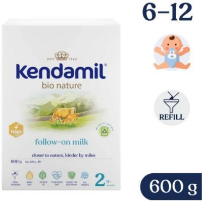 Kendamil BIO Nature 2 HMO+ Mleko następne dla niemowląt 6-12 miesięcy, 600 g