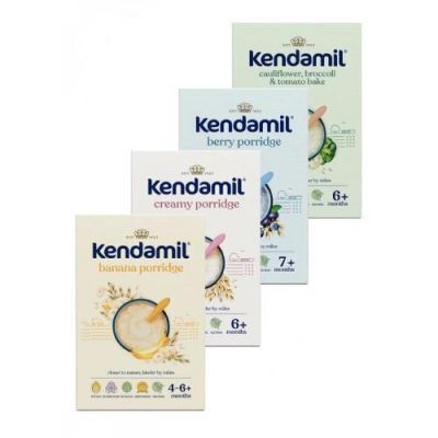 Kendamil Mix kaszek dla dzieci (4x150g) + łyżeczka