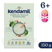 Kendamil Mleczna kaszka z brokułem, kalafiorem i pomidorami, 150g