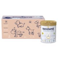 Kendamil Premium 2 HMO+ Mleko następne dla niemowląt po 6. miesiącu, zestaw kreatywny, 3x800g