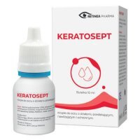 KERATOSEPT krople do oczu z zakraplaczem 10 ml