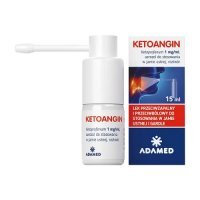 KETOANGIN 1 mg/ml aerozol do stosowania w jamie ustnej 15 ml