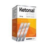 KETONAL ACTIVE 50 mg 10 kapsułek