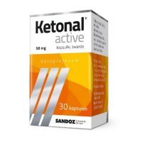 Ketonal Active kapsułki twarde 0,05 g, 30 kapsułek