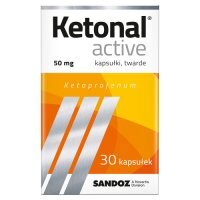 Ketonal Active kapsułki twarde 0,05 g, 30 kapsułek
