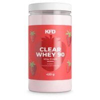 KFD Izolat Białka Clear Whey 90 smak truskawkowy, 420 g