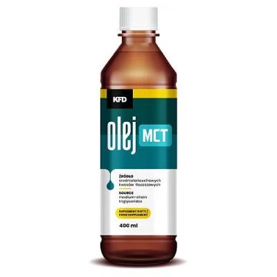 KFD MCT Oil Średniołańcuchowe kwasy tłuszczowe, 400 ml