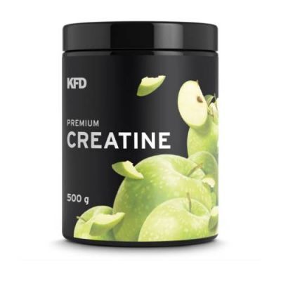 KFD Creatine Kreatyna Monohydrat - zielone jabłko, 500g