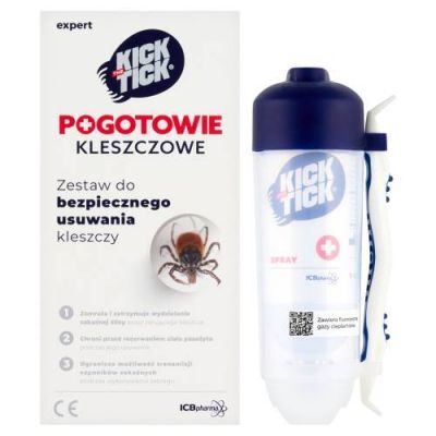 KICK THE TICK Zestaw do bezpiecznego usuwania kleszczy
