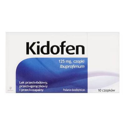 Kidofen 125 mg, 10 czopków