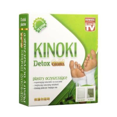 AURA HERBALS Kinoki Detox Gold Plastry oczyszczające, 10szt.