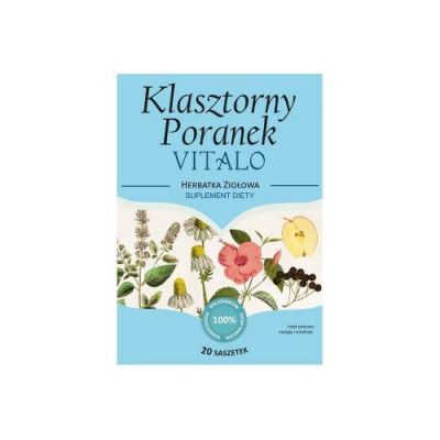 Klasztorny Poranek Vitalo Herbatka ziołowa, 20 sasz. x 5 g