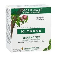 KLORANE KERATINcaps 30 kapsułek